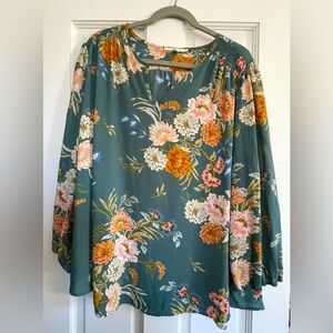 Flowy floral top